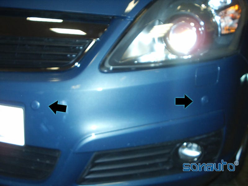 Opel Zafira (sensores aparcamiento)